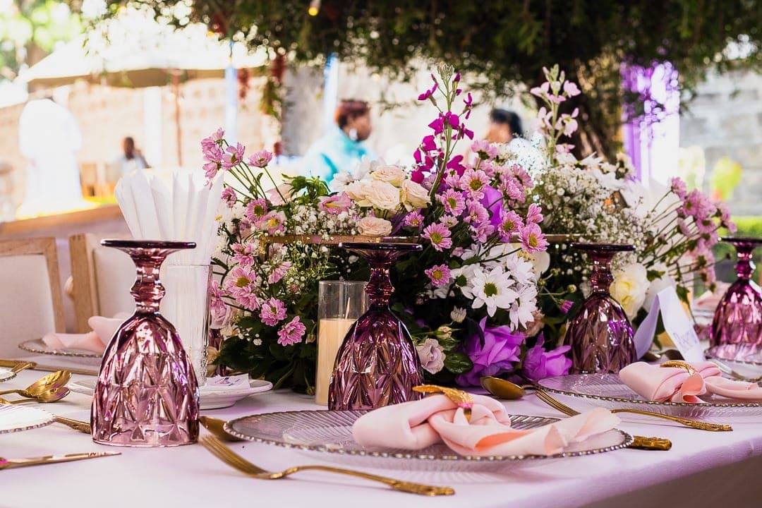 Tailored event setup at Tongue Tang Meadows